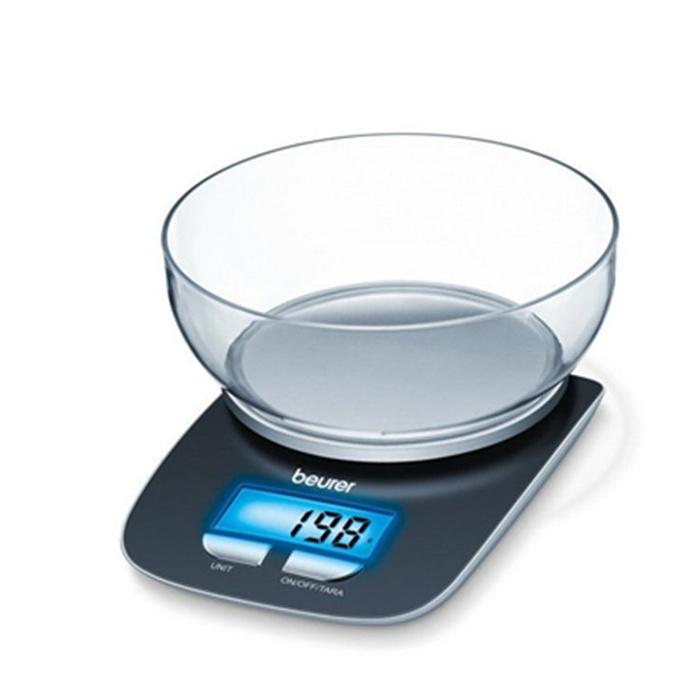 德國 博依 beurer 飲食料理電子秤 KS25 | 3種單位切換(公克 / 磅：盎司)2分鐘閒置自動關機附贈量碗