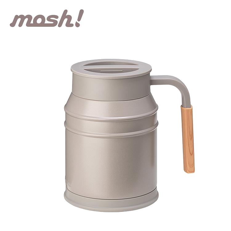 MOSH! 牛奶系保溫保冷馬克杯 棕 | 日本DOSHISHA設計監製日本品牌，獨家工藝設計真空雙層絕佳保溫效力產品經SGS檢測合格，使用安心SUS304不鏽鋼內膽附杯蓋 保溫又防塵