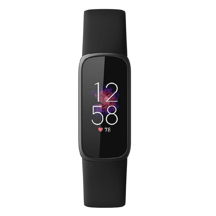 Fitbit Luxe 運動健康智慧手環 黑 | 首款結合壓力管理工具輕薄觸控式彩色螢幕24小時心率監控功能