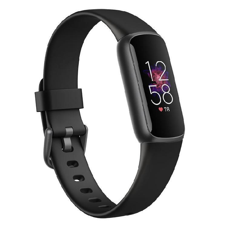 Fitbit Luxe 運動健康智慧手環 黑 | 首款結合壓力管理工具輕薄觸控式彩色螢幕24小時心率監控功能