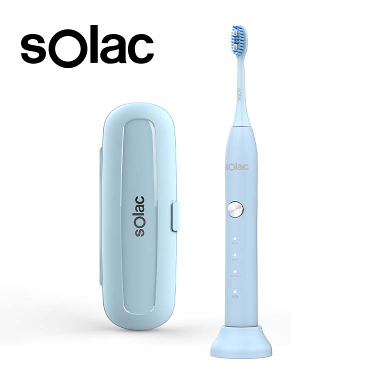 Solac 音波震動牙刷 SRMT5 | IPX7級強力防水刷牙換區提醒美國杜邦刷毛 通過美國FDA認證清潔模式/亮白模式/敏感模式詳細商品介紹請查閱官網