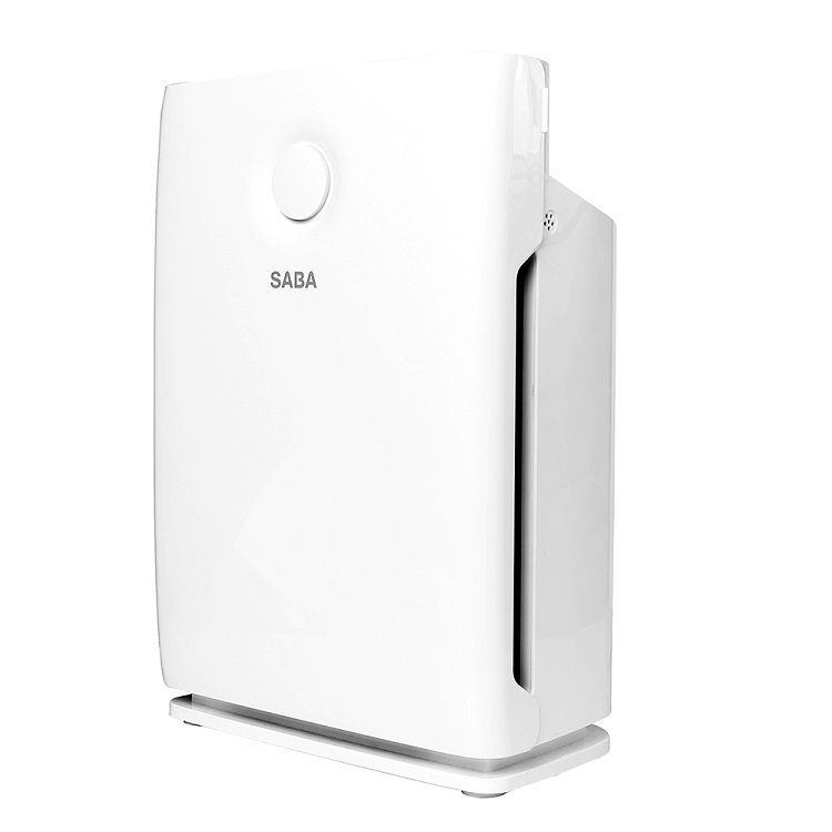 SABA PM2.5偵測抗敏空氣清淨機 SA-HX02 | HEPA H13級醫療級濾網每12分鐘徹底清淨室內空氣智能數值顯示PM2.5濃度適用坪數約5-10坪