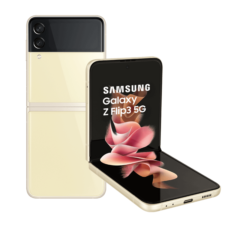 SamsungGalaxy Z Flip3 5G 8G/256G | 預購商品，依原廠到貨時間為準，請您耐心等候主螢幕6.7吋／相機(主)最高12MP雙鏡、(前)10MP單鏡／8GB RAM+256GB ROM高通S888處理器／電池容量3,300mAh／5G單卡輕巧收折時尚風格／1.9”封面訊息螢幕120Hz 智慧動態調節畫面更新率全球首款IP X8防水折疊手機9/10-10/31購買享原廠上市禮(三星官網登錄)